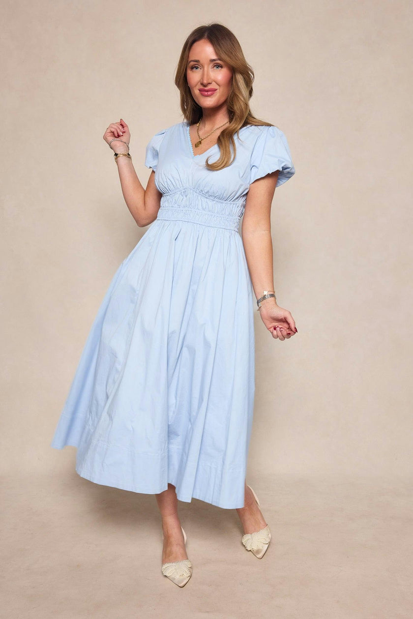 Zella Dress in Sky Blue