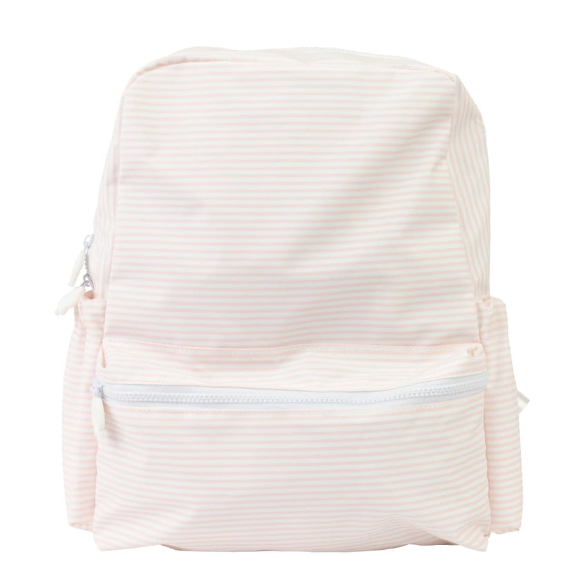 The Backpack in Pink Stripe
