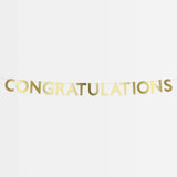 Gold Scallop Congratulations Garland