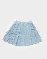 Ruth Skirt - Tonal Floral Blue print