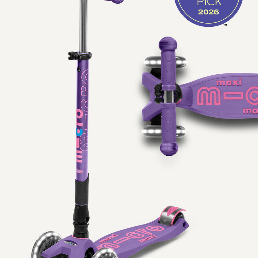 Micro Maxi Foldable LED Scooter