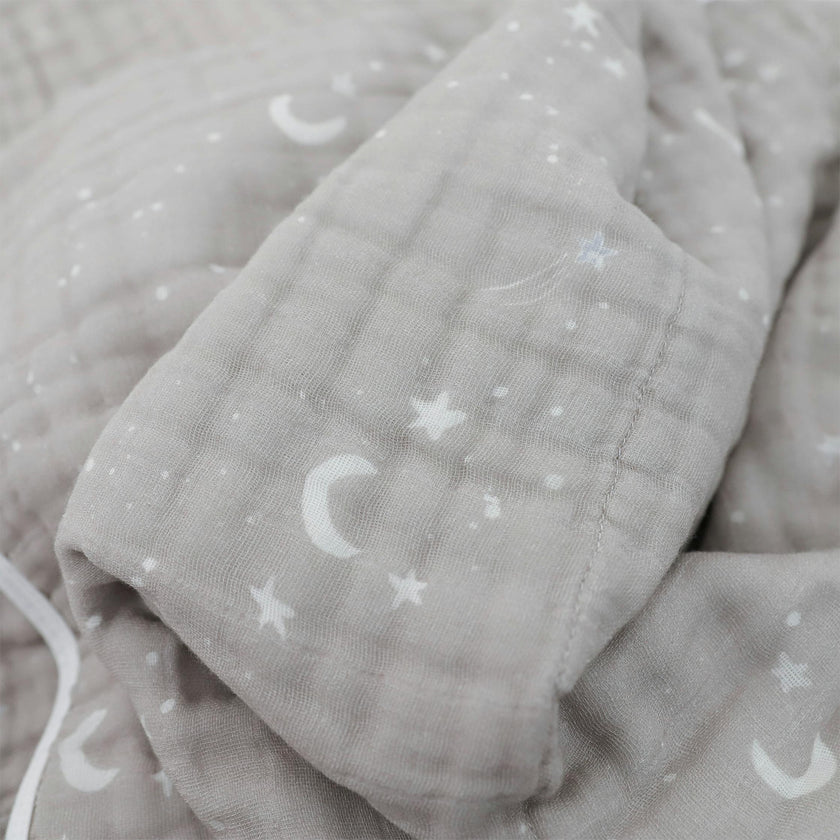 Original Organic Cotton Muslin Quilt - Moon Dust