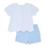 Knit Short Set with School Supplies