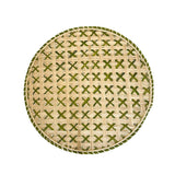 Set of 4 Handwoven Verde Trellis Charger