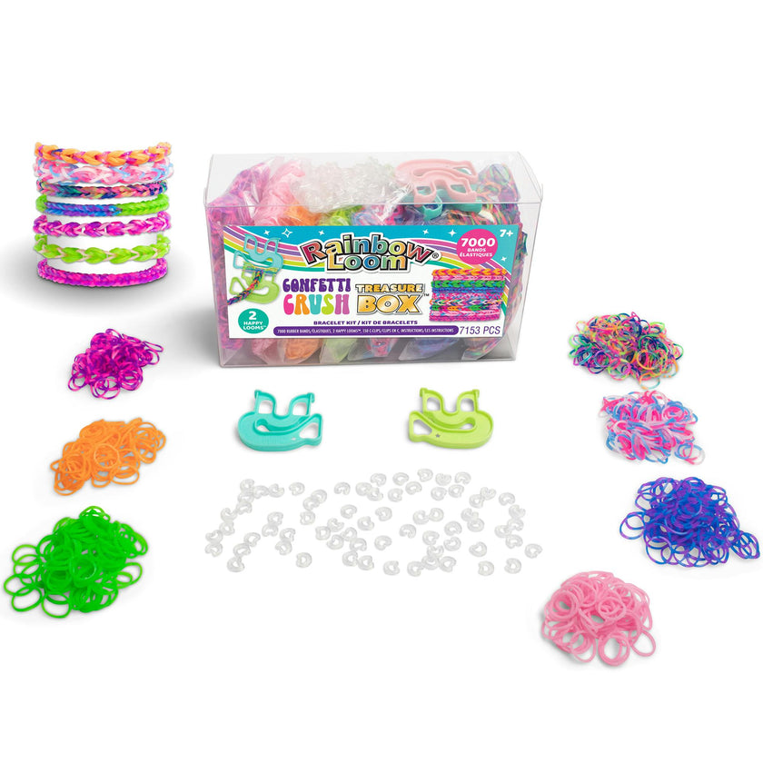 Rainbow Loom: Treasure Box - Confetti Crush