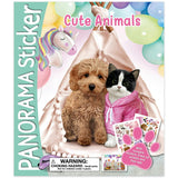 Panorama Sticker Book: Cute Animals