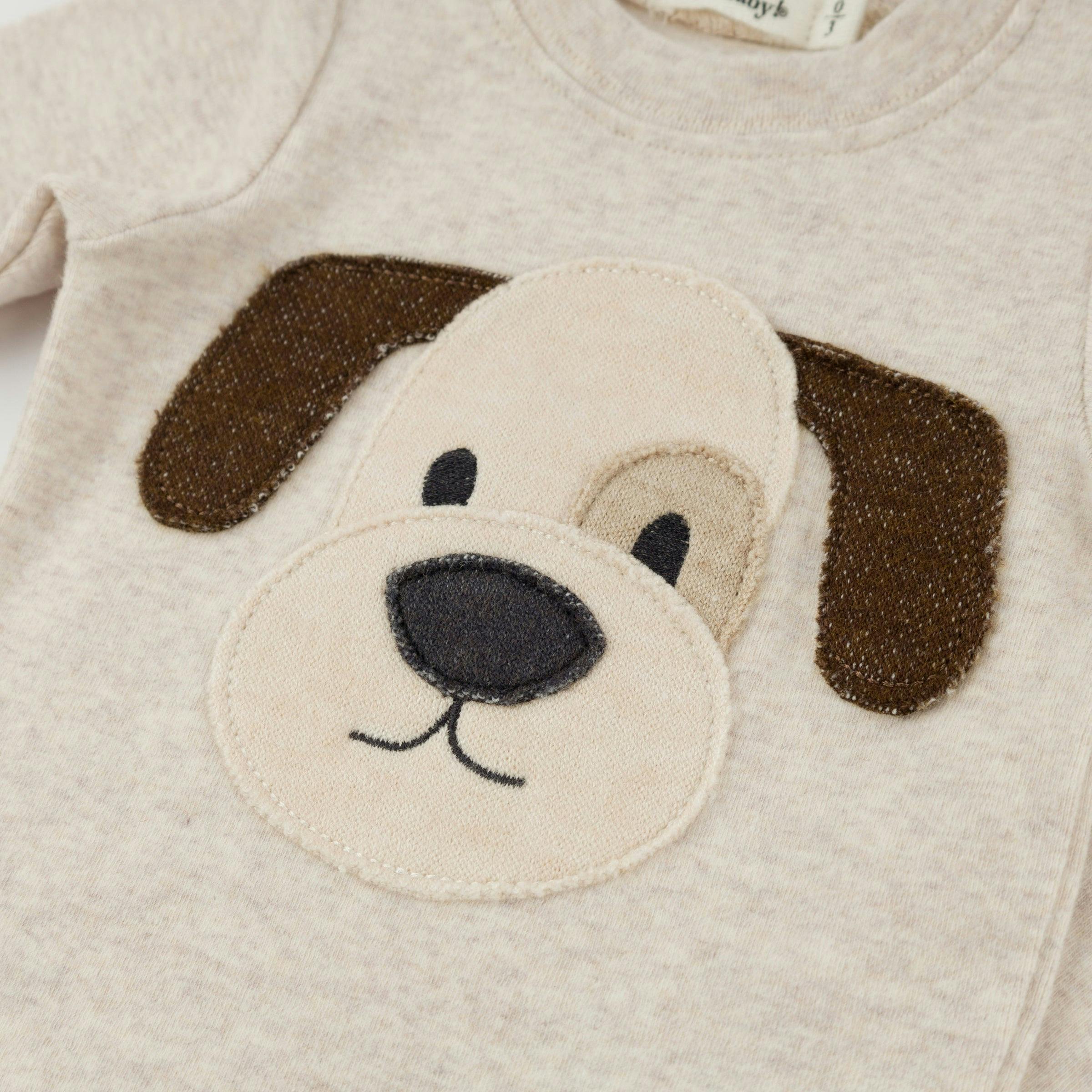 Puppy Face Baby Rib 2pc Set