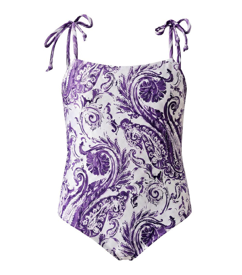 vivi one piece orchid paisley