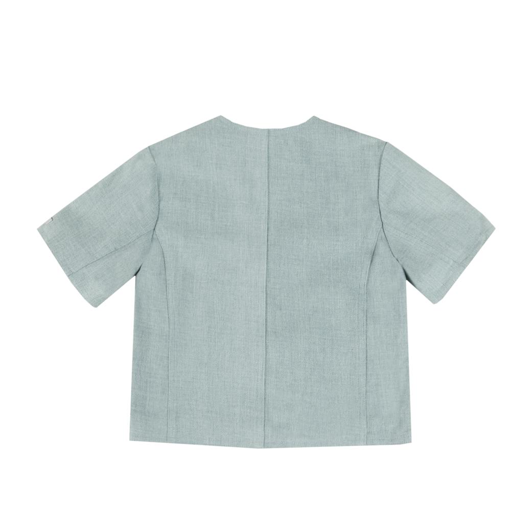 Chell√®e Denim Jacket | Stars | Ice Blue