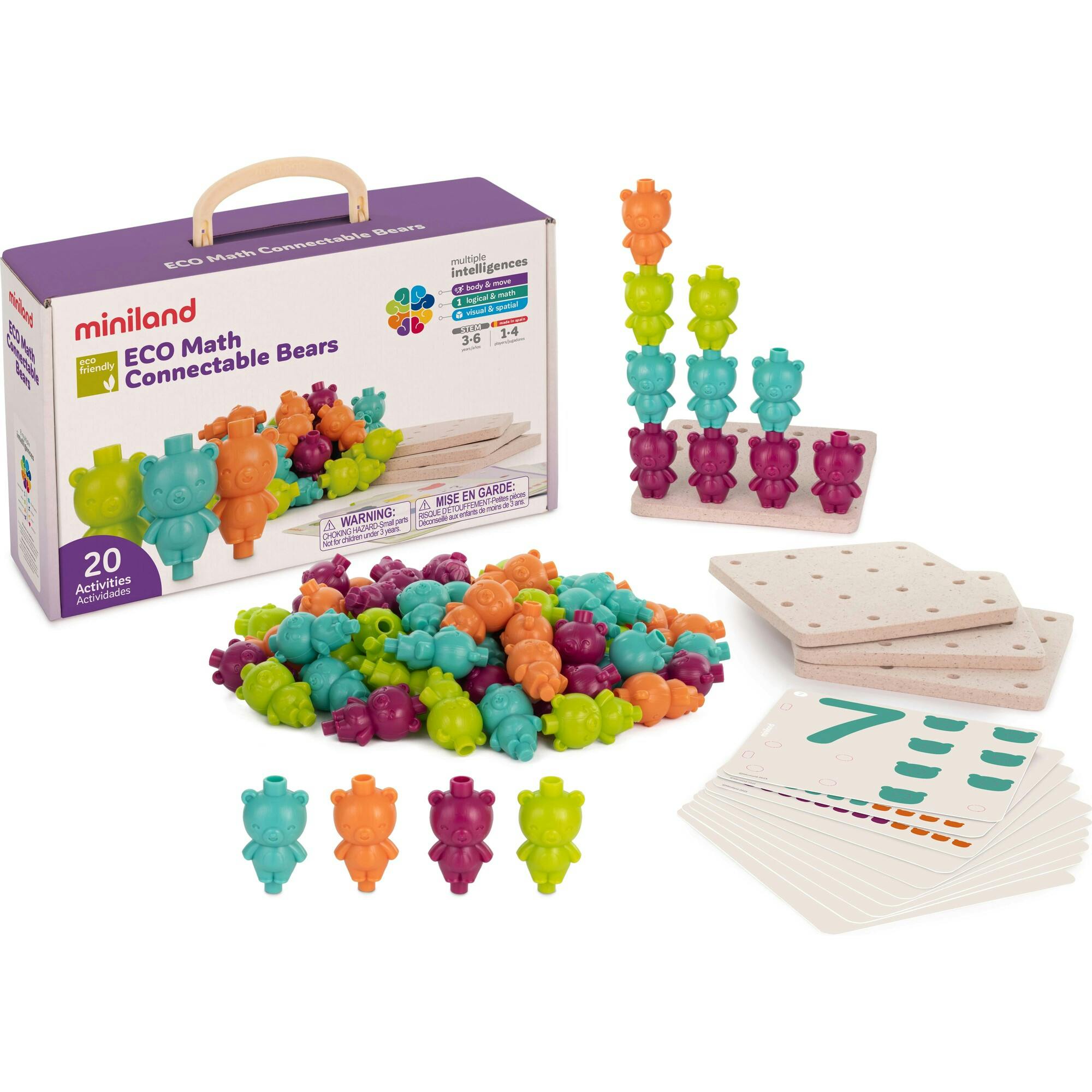 ECO Math Connectable Bears
