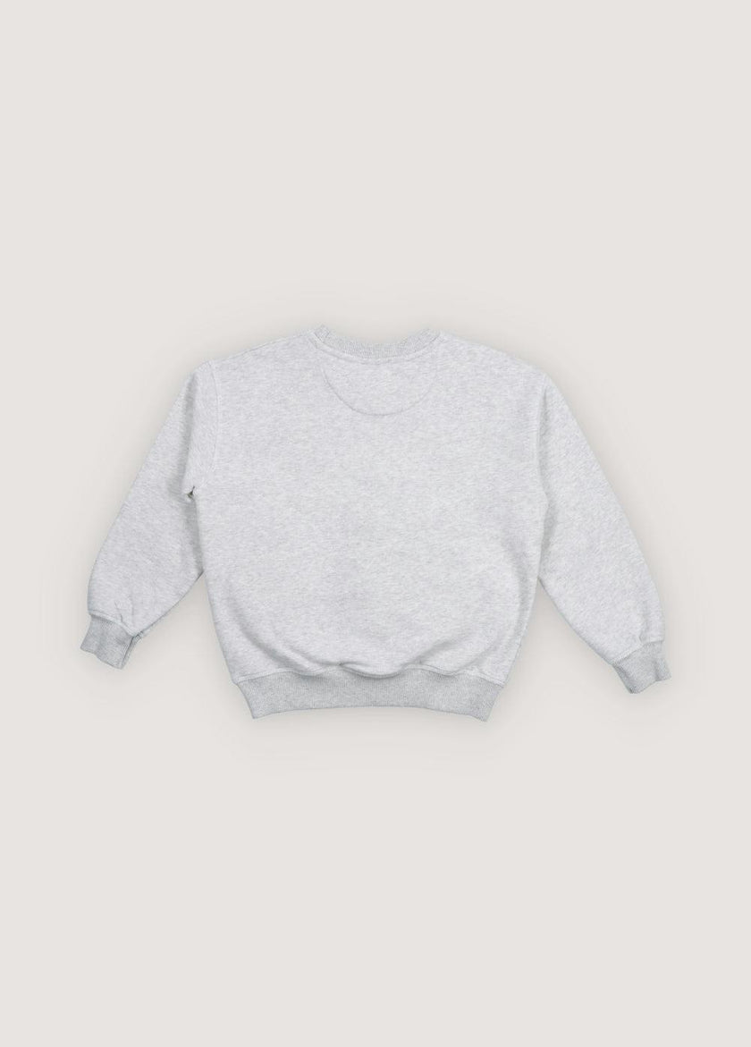 TNS Logo Sweatshirt Light Grey Melange