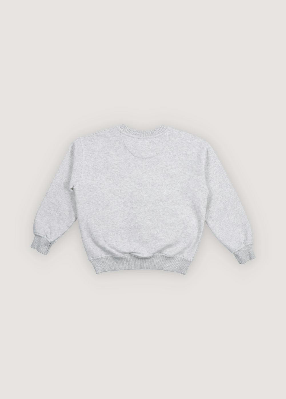 TNS Logo Sweatshirt Light Grey Melange