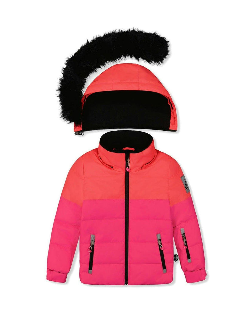 Two Piece Play Snowsuit Bright Pink