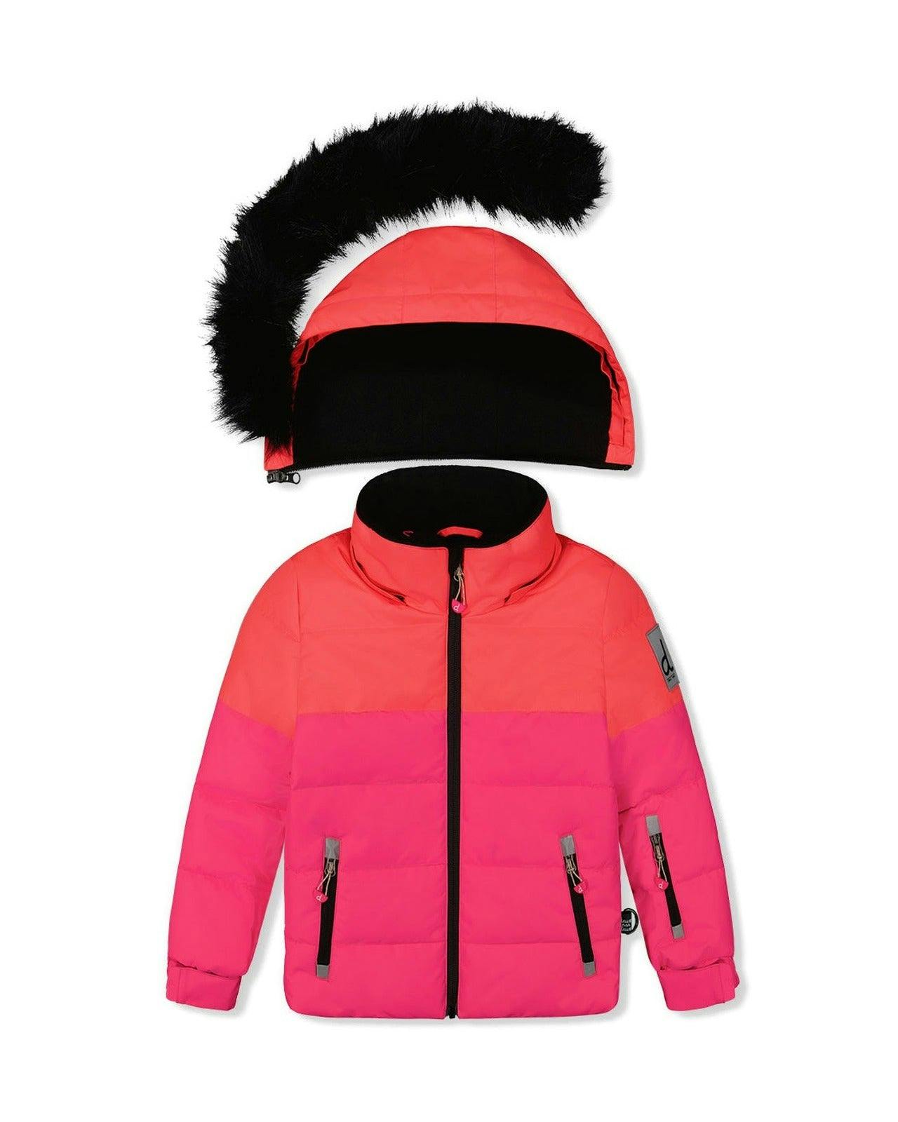Two Piece Play Snowsuit Bright Pink