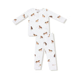 Mini Horses - Long Sleeve Loungewear Set