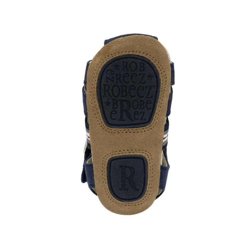 Stuart Navy Canvas Sandal
