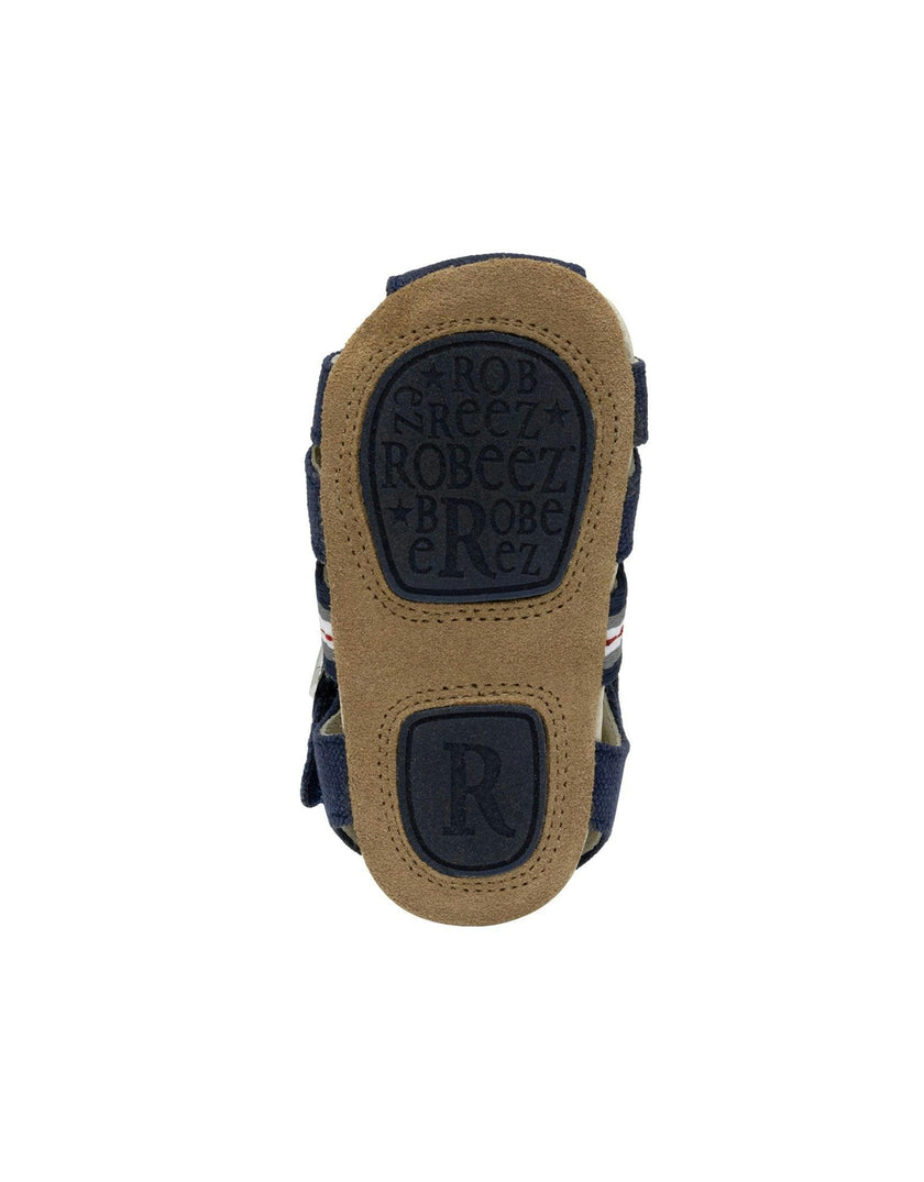 Stuart Navy Canvas Sandal