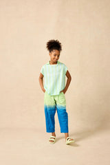 Organic Soccer Shirt in Cotton Candy Stripe