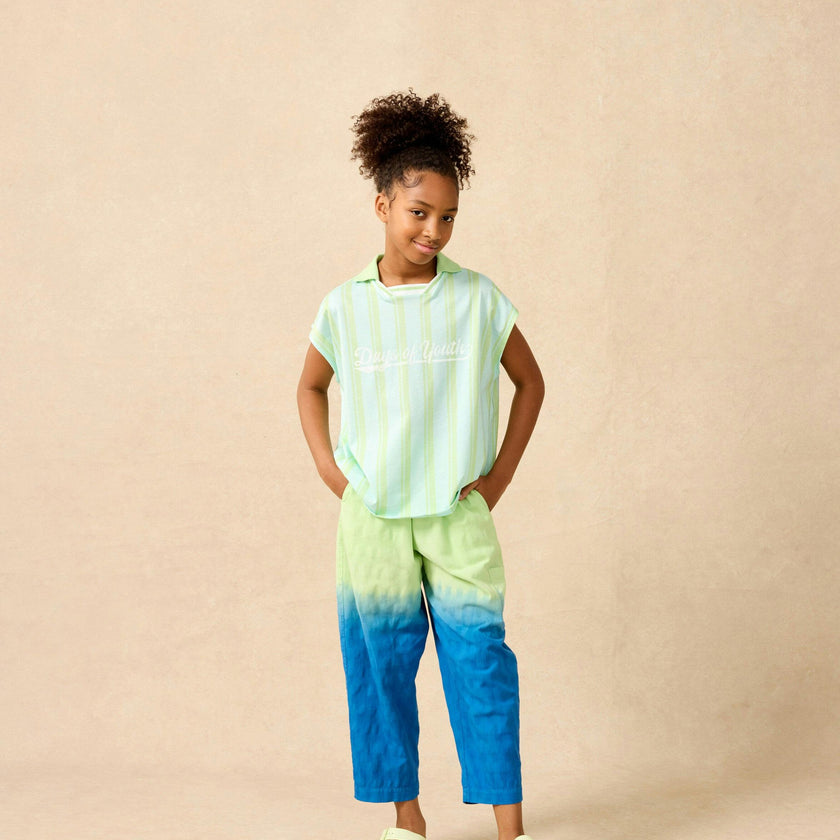 Organic Friday Pant in Dip Dye Gauze
