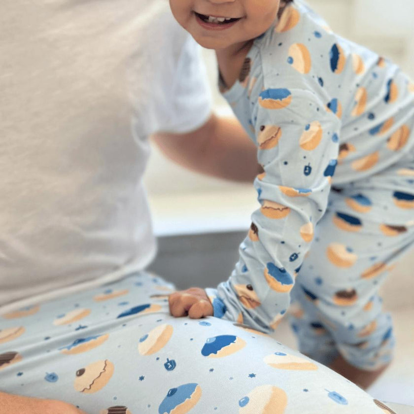 Men's Pajama Pants in Hanukkah Glaze