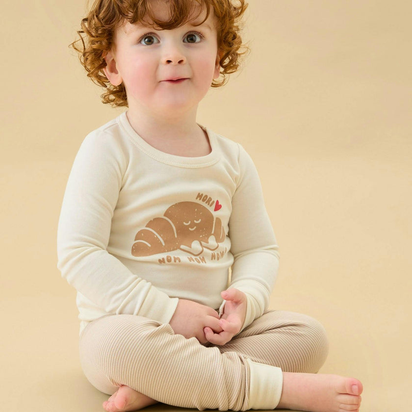 Croissant Time Pajama Set