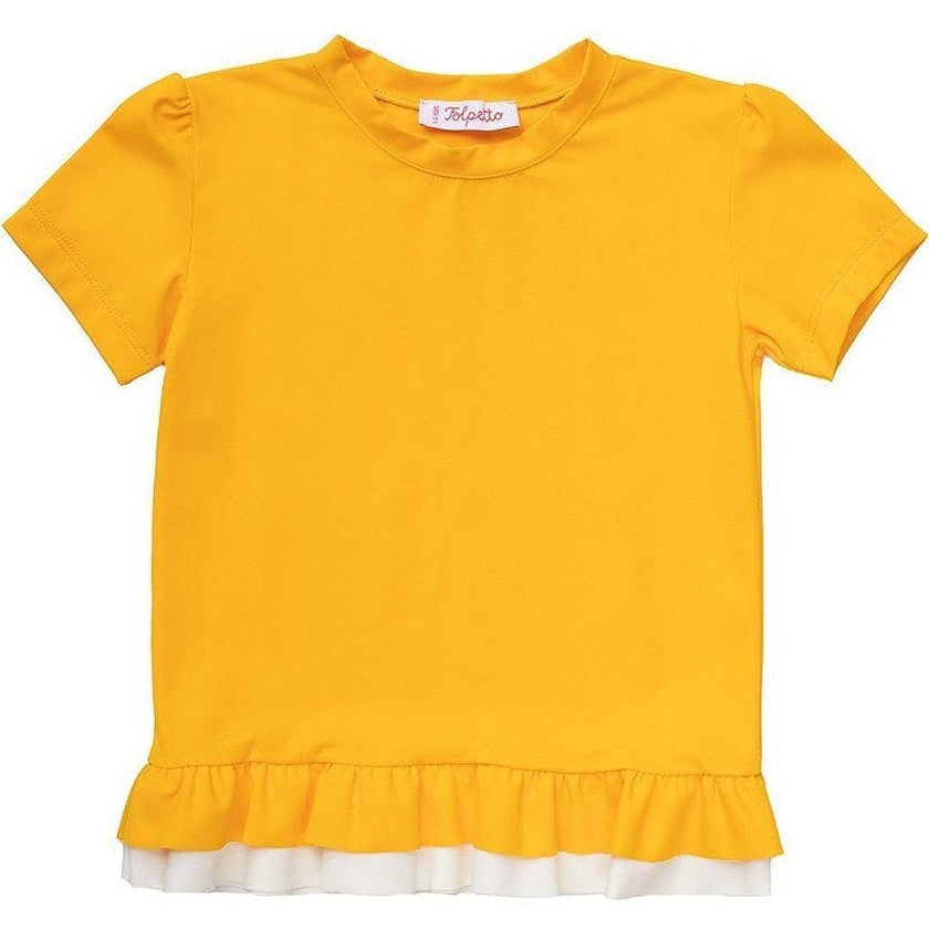 Rashguard Lilia - Mango yellow and ivory