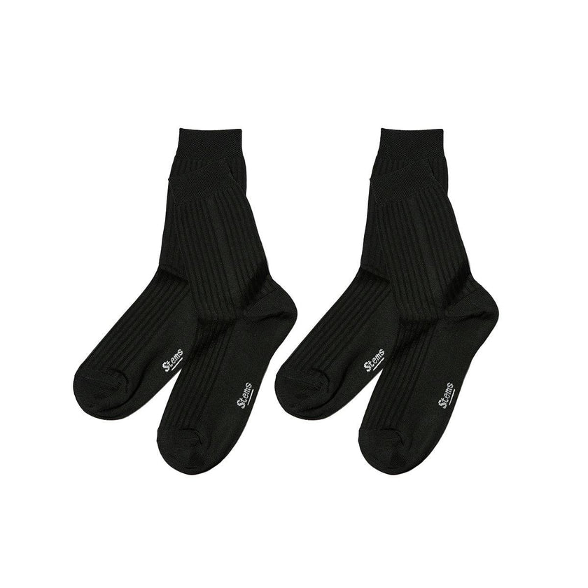 Women's Classic Silky Rib Crew Socks