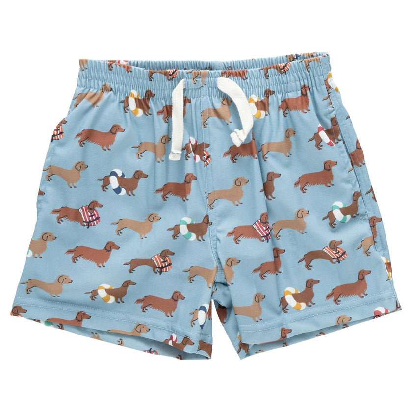 Boys Swim Trunk - Swim Dachshunds