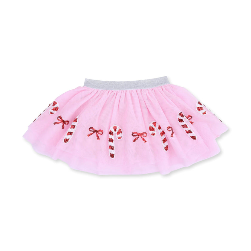 Candy Canes - Tutu Skirt with Bike Shorts
