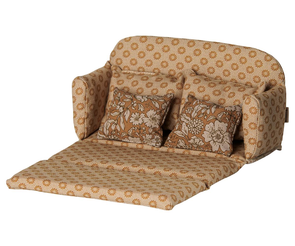 Sofa bed, Mouse, Large - Ocher