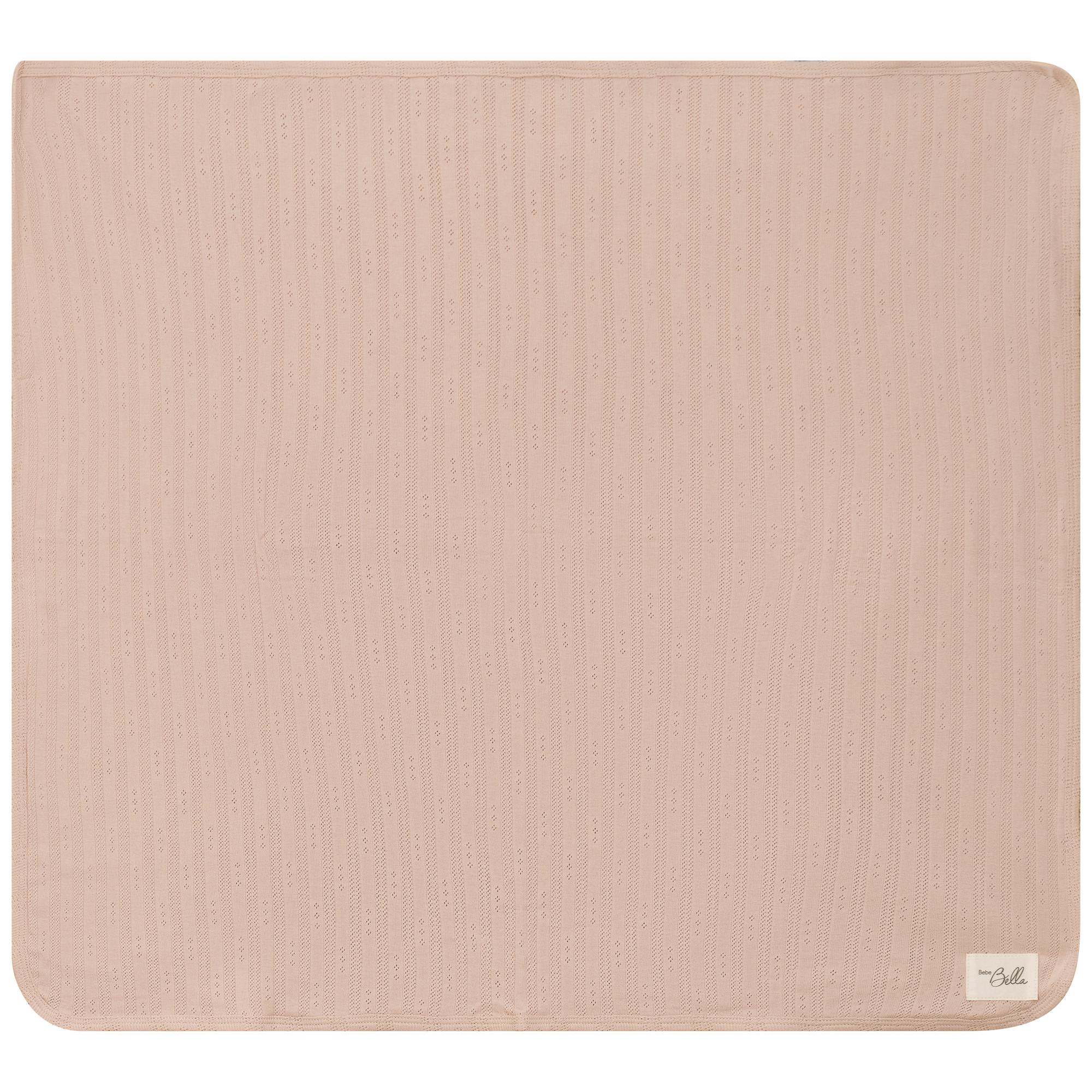 Pointelle Ribbed Blanket