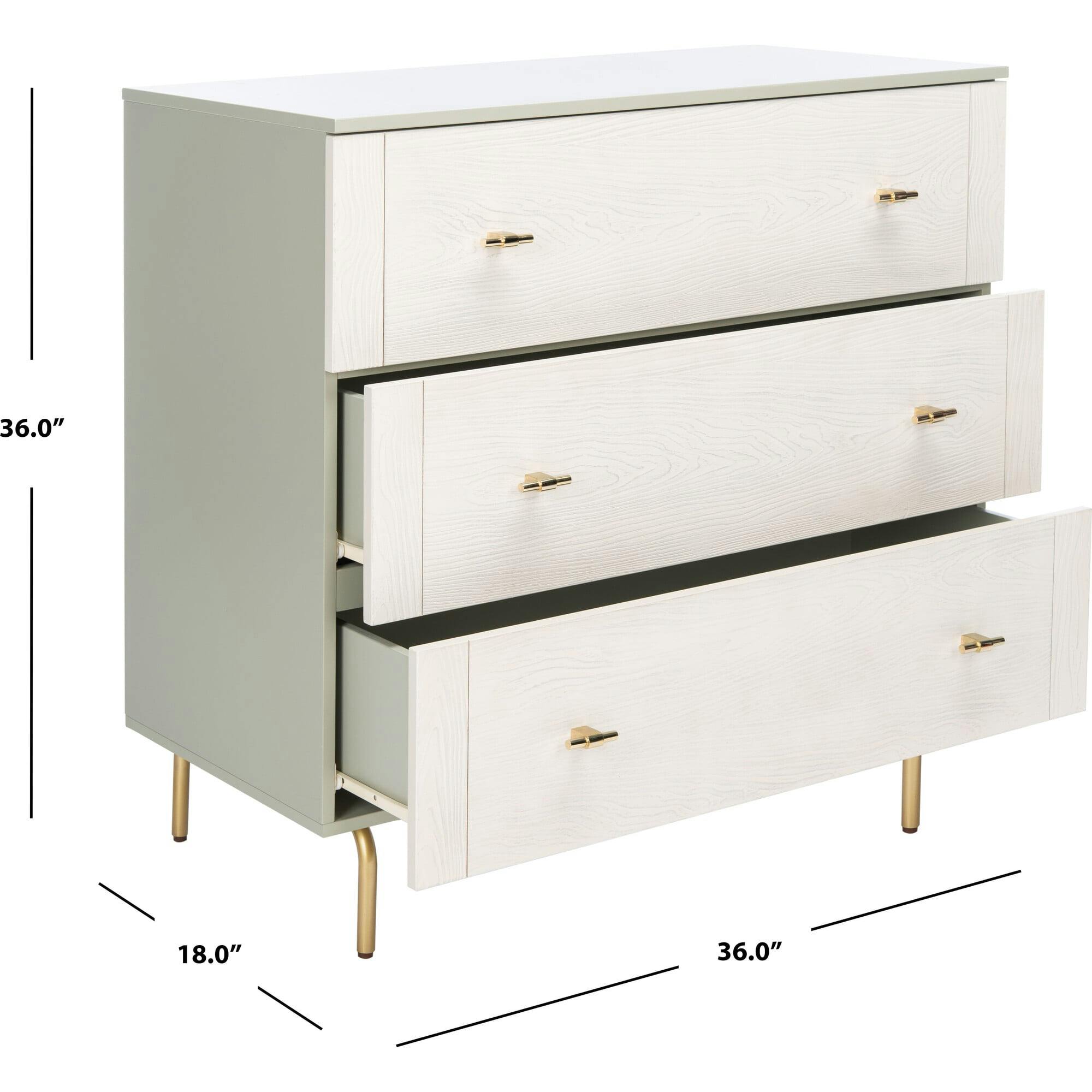 Genevieve 3-Drawer Dresser