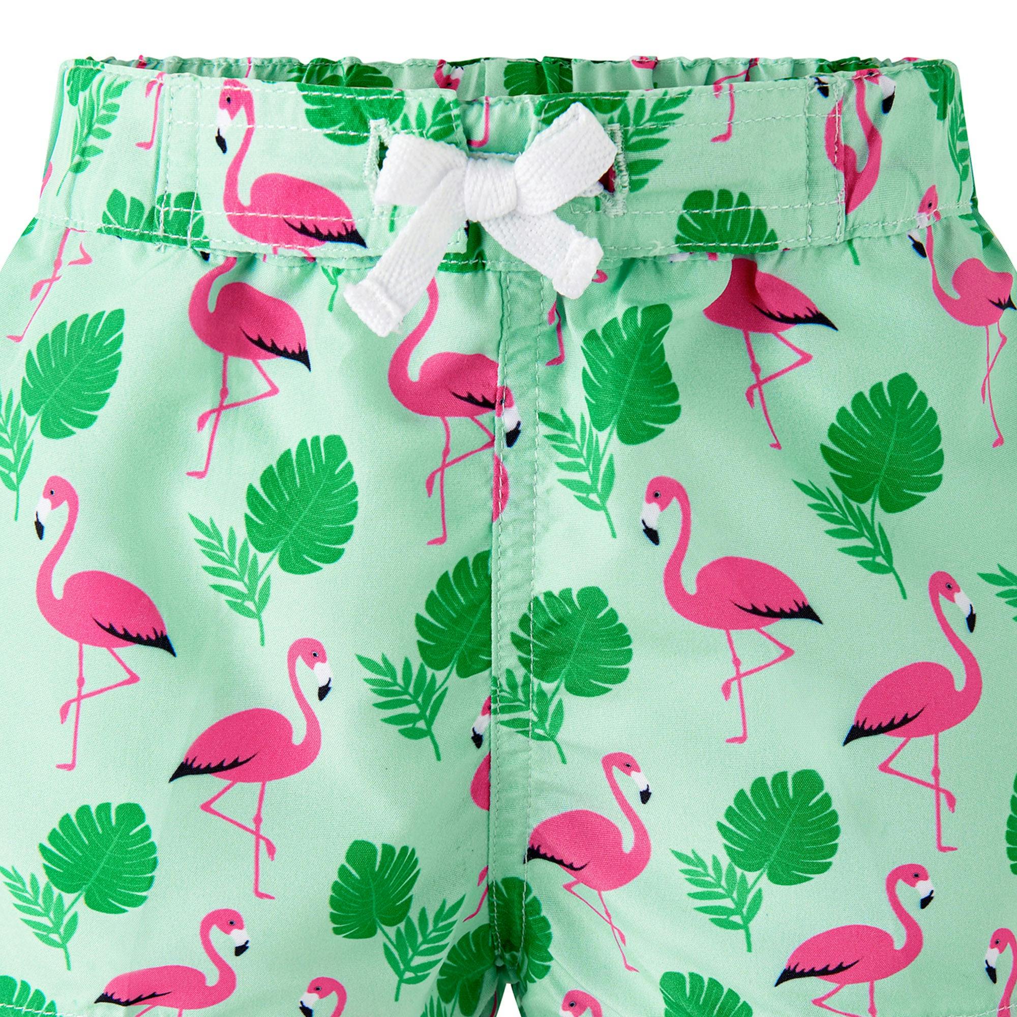 Flamingo Swim Trunks
