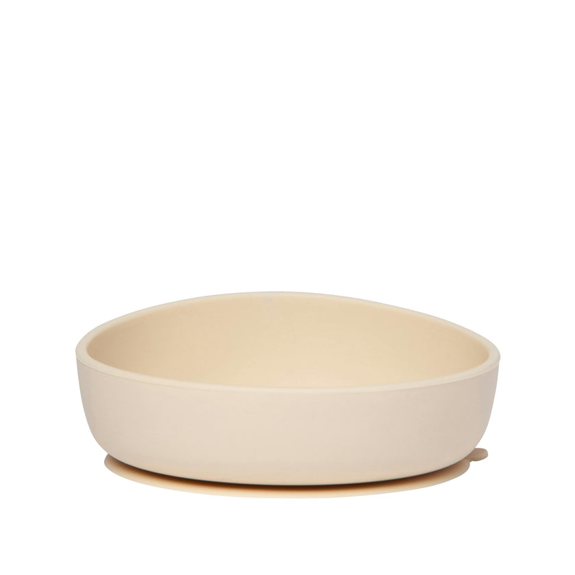 Silicone Baby Plate Bowl - Sand