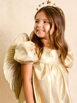 Gold Holiday Dress for Girls