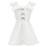 White Trinity Bow Gown