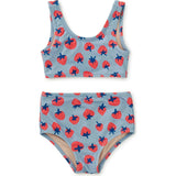 Two-Piece Swimsuit Set, Blue