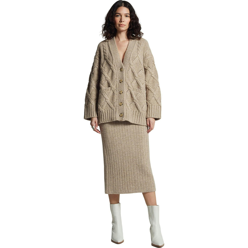 KAYLN CARDI | OATMEAL MELANGE