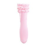 Ruffled Ribbon Long Socks