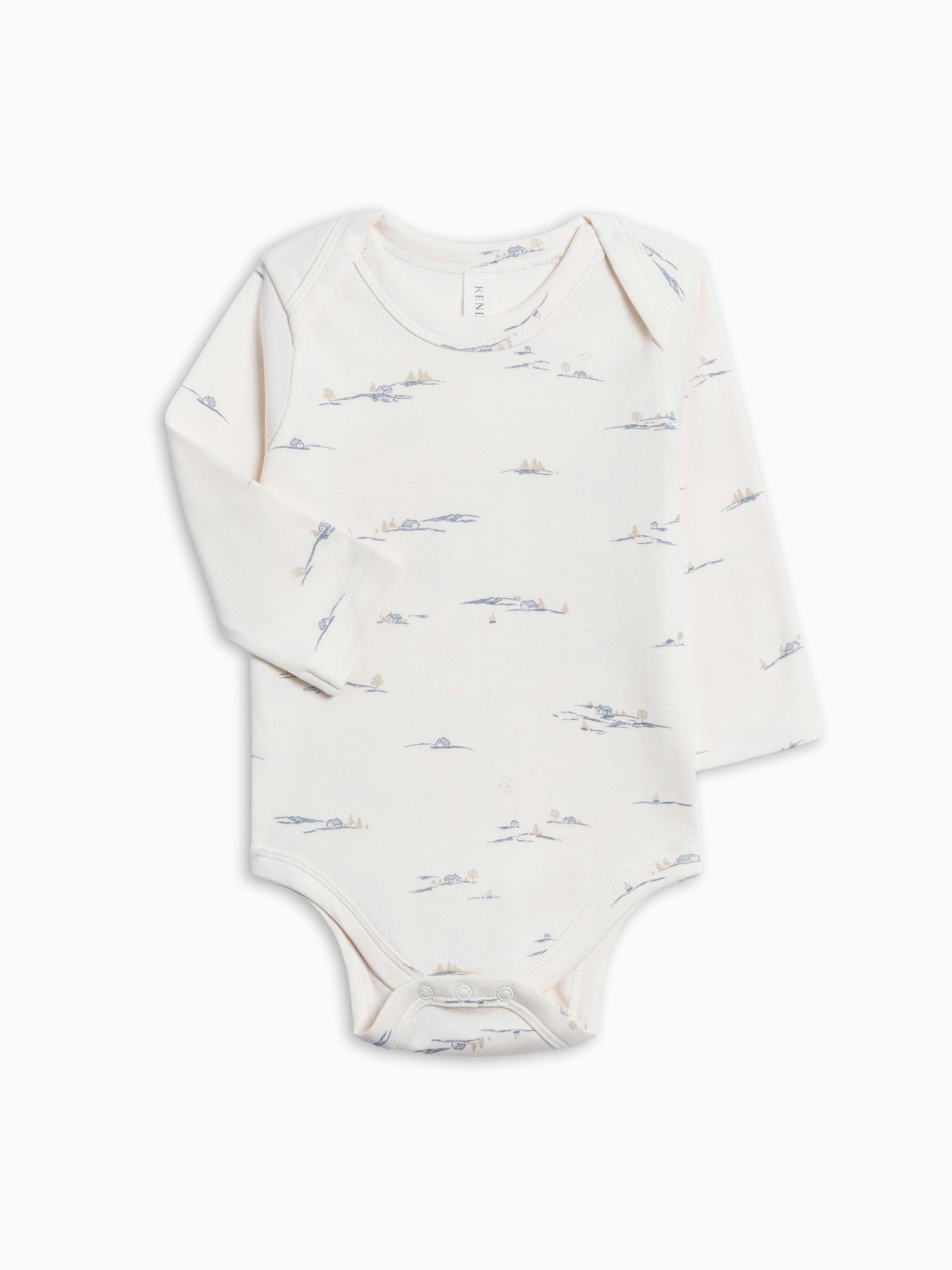 Organic Infant Layette Winter Top and Pant Bundle