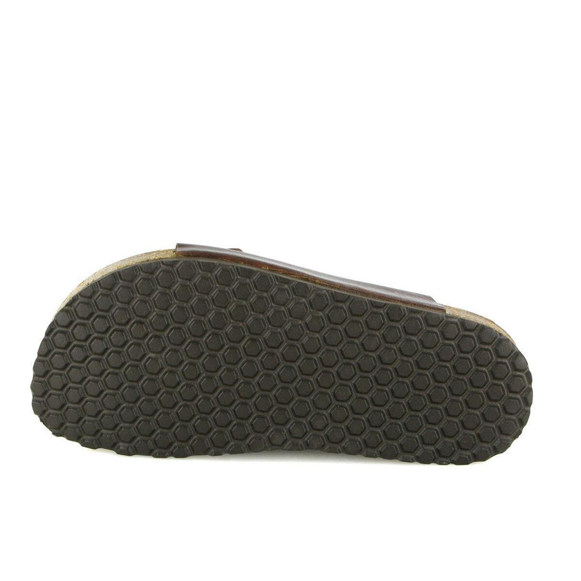 Smooth Leather Two Velcro Sandal, White