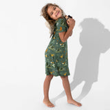Jurassic Park: Safari Girls' Short Sleeve Dress