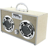 Bluetooth Fm Radio W LED Speakers