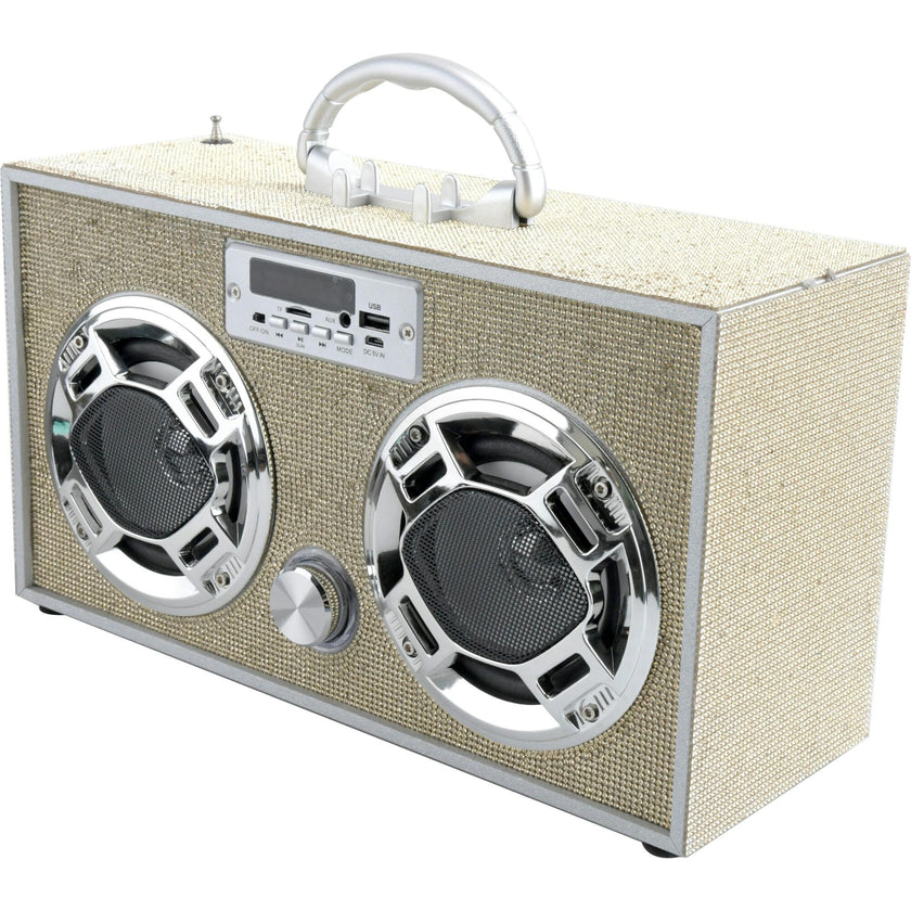 Bluetooth Fm Radio W LED Speakers