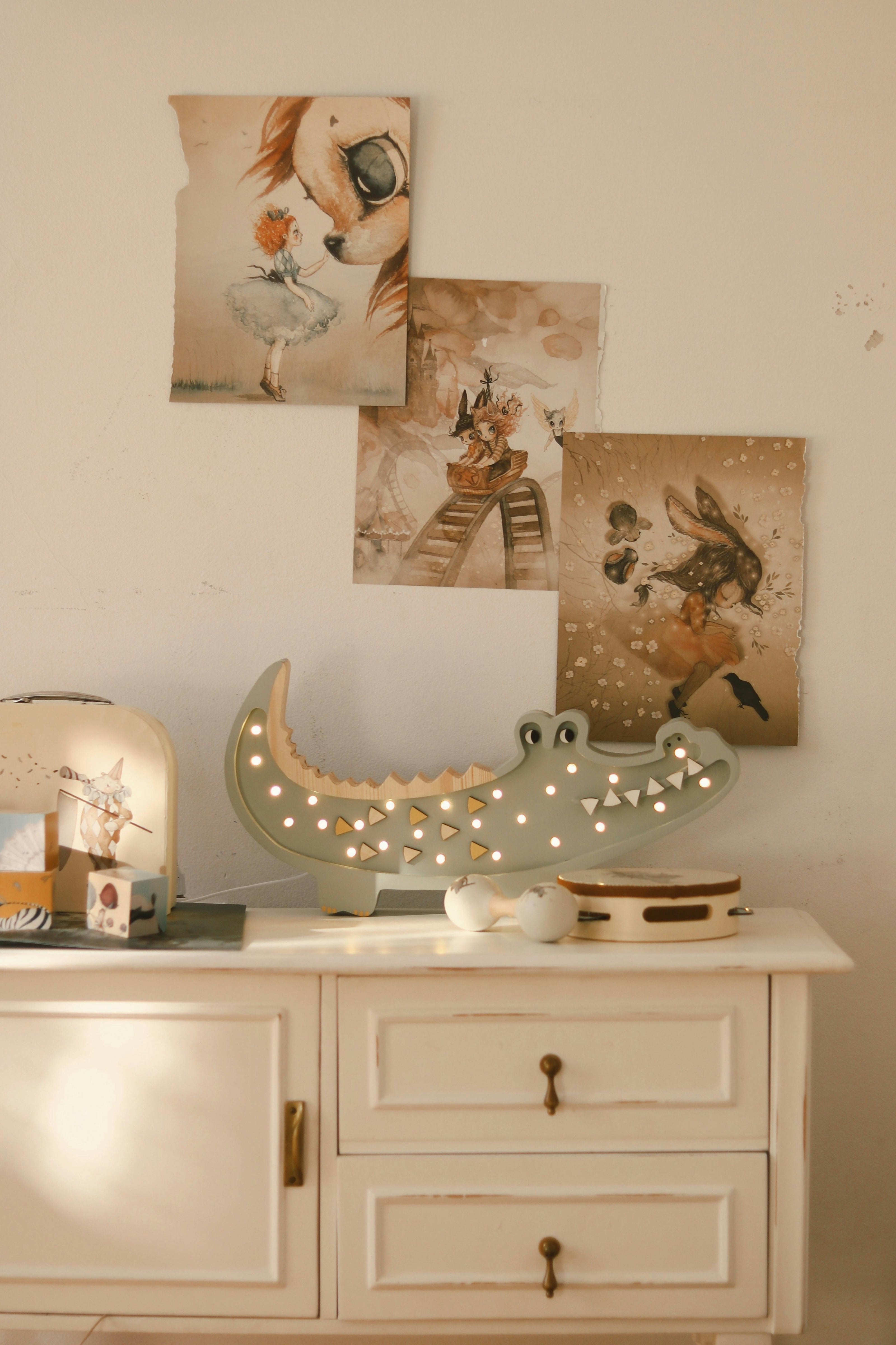 Little Lights Crocodile Lamp