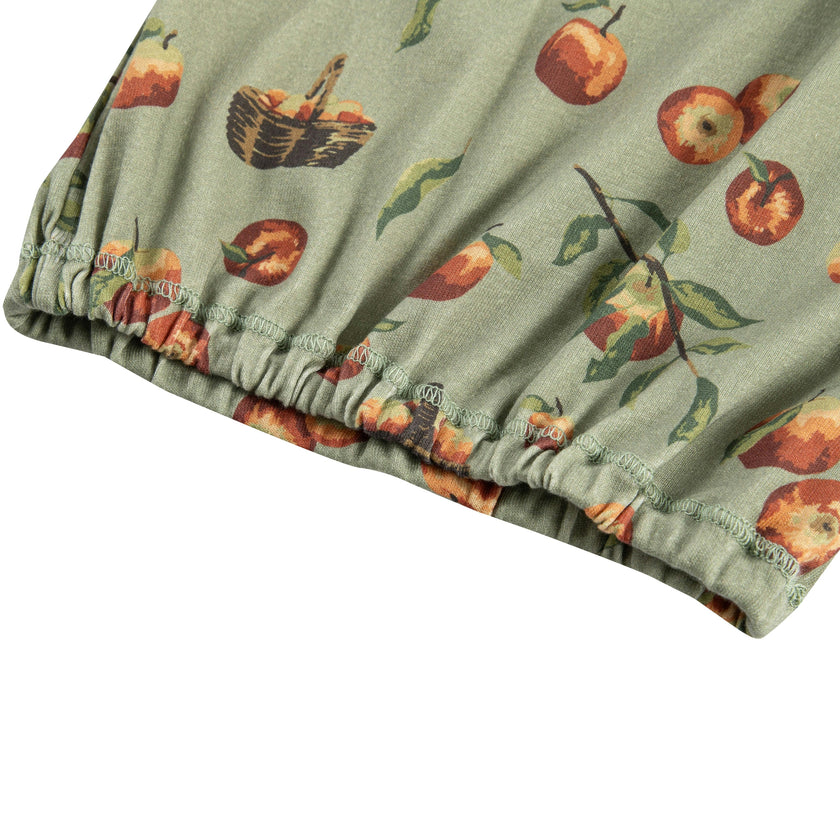 Apple Orchard Organic Cotton Newborn Gown & Hat Set