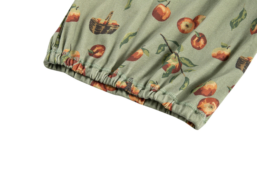Apple Orchard Organic Cotton Newborn Gown & Hat Set