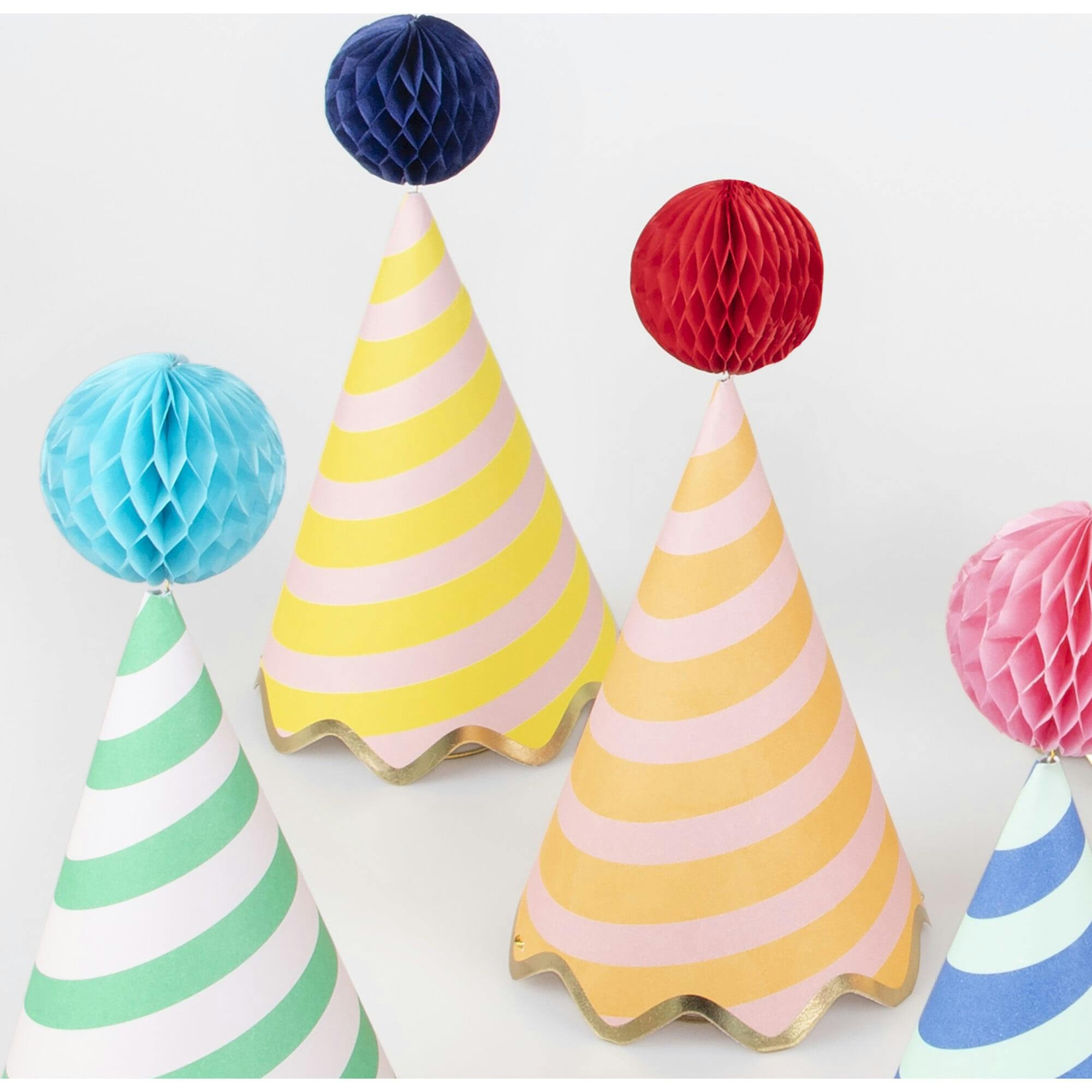 Stripe Party Hats