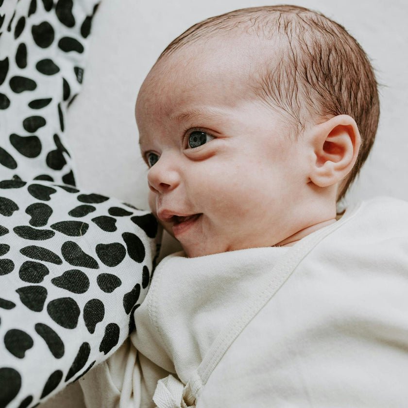 Animal Print Muslin Burp Cloths