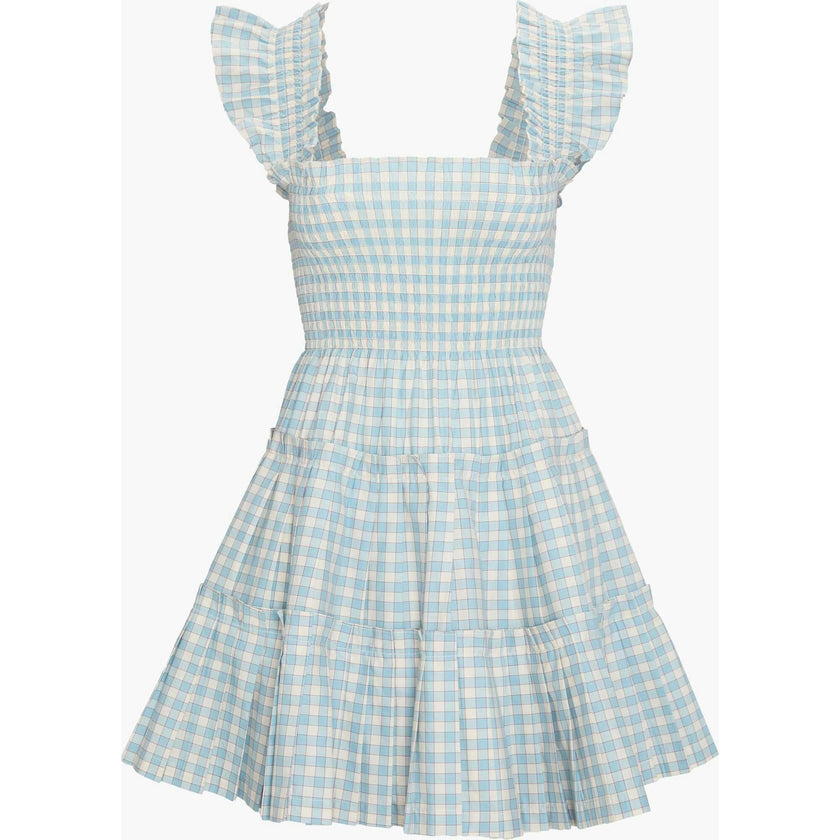 The Charlotte Nap Dress - Blue/Red Gingham